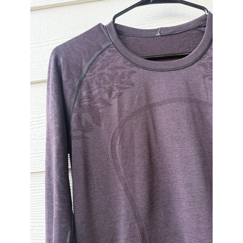 Lululemon Run: Swiftly Tech Long Sleeve Special Edition Concord Grape Women's 10 - Picture 6 of 9